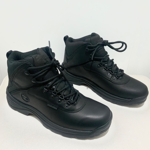 Timberland Men\'s White Ledge Black Leather Waterproof Hiking Boot Winter Snow 10 main image 14